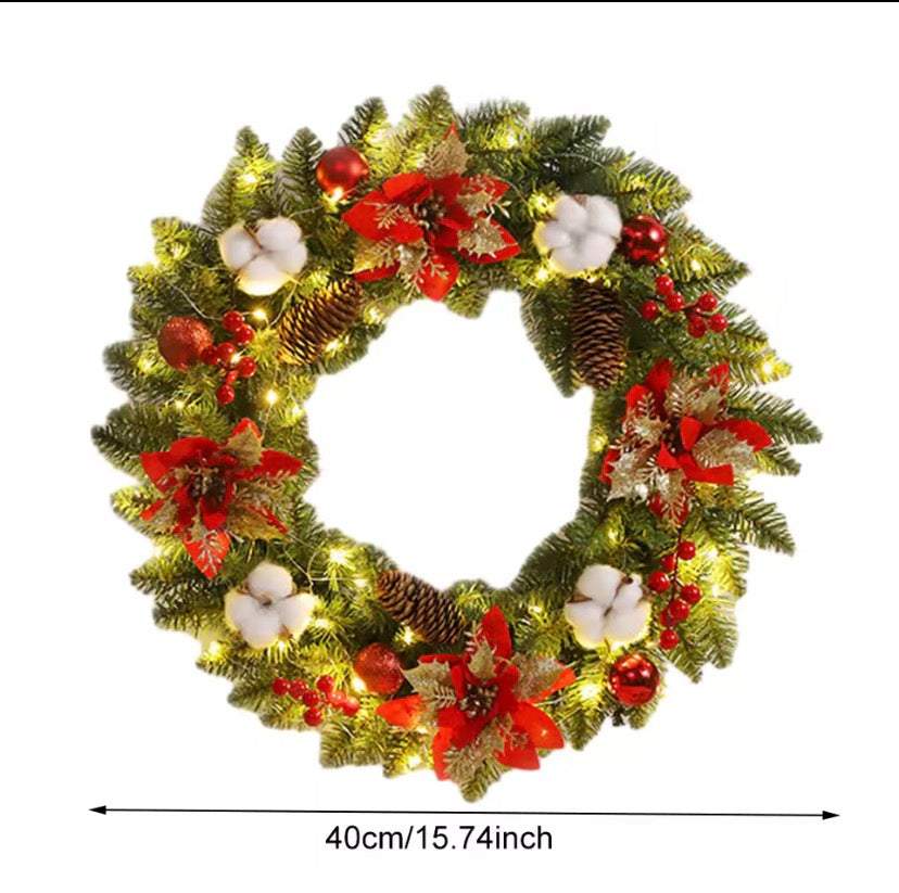 GlowBerry Christmas Wreath