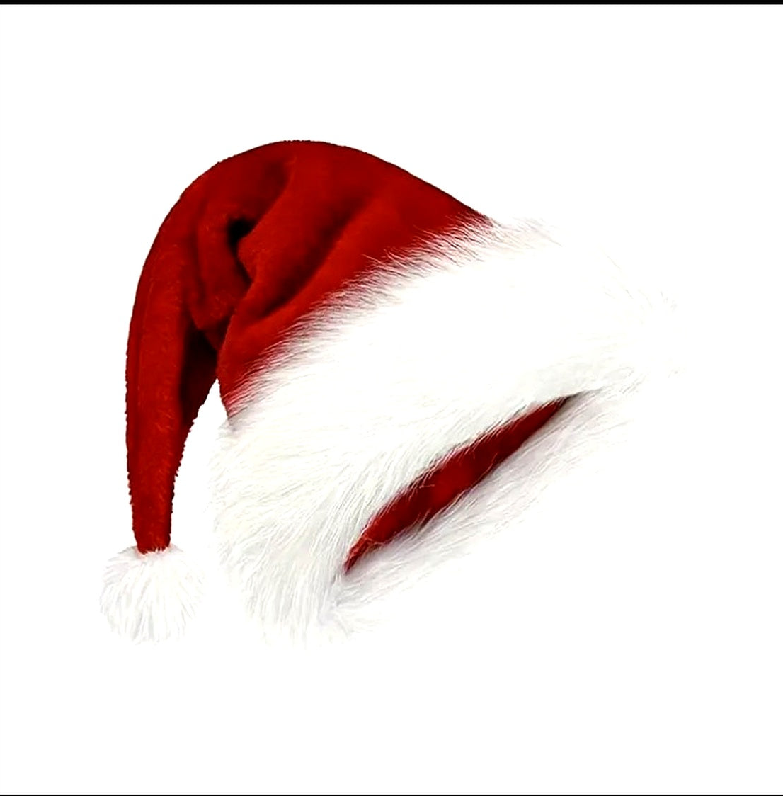Festive LED Light-Up Santa Claus Hat