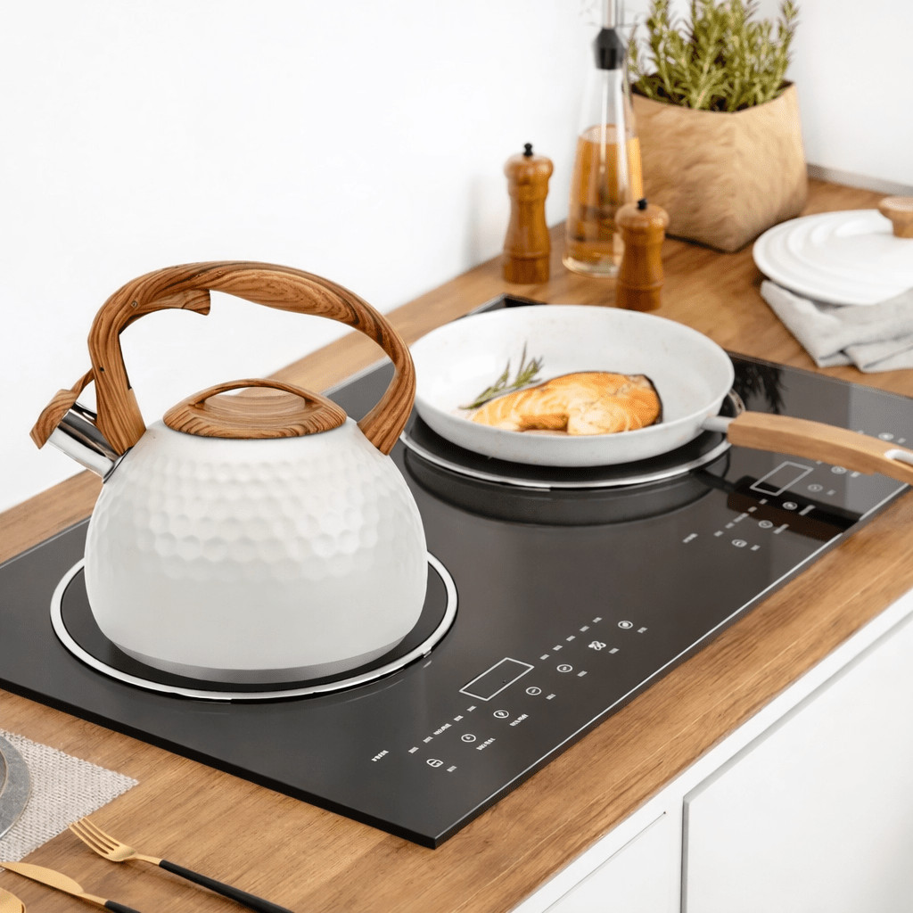 Premium White cast iron kettle - Glowonlite - Glowonlite