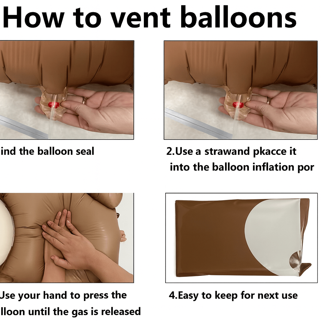 Teddy Dream Balloon Set – Premium Blue & Cream Celebration Decor - Glowonlite - Glowonlite