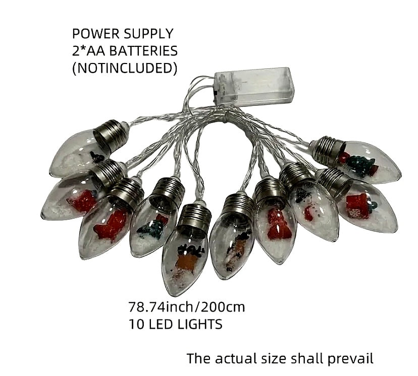 Snow Globe String Lights