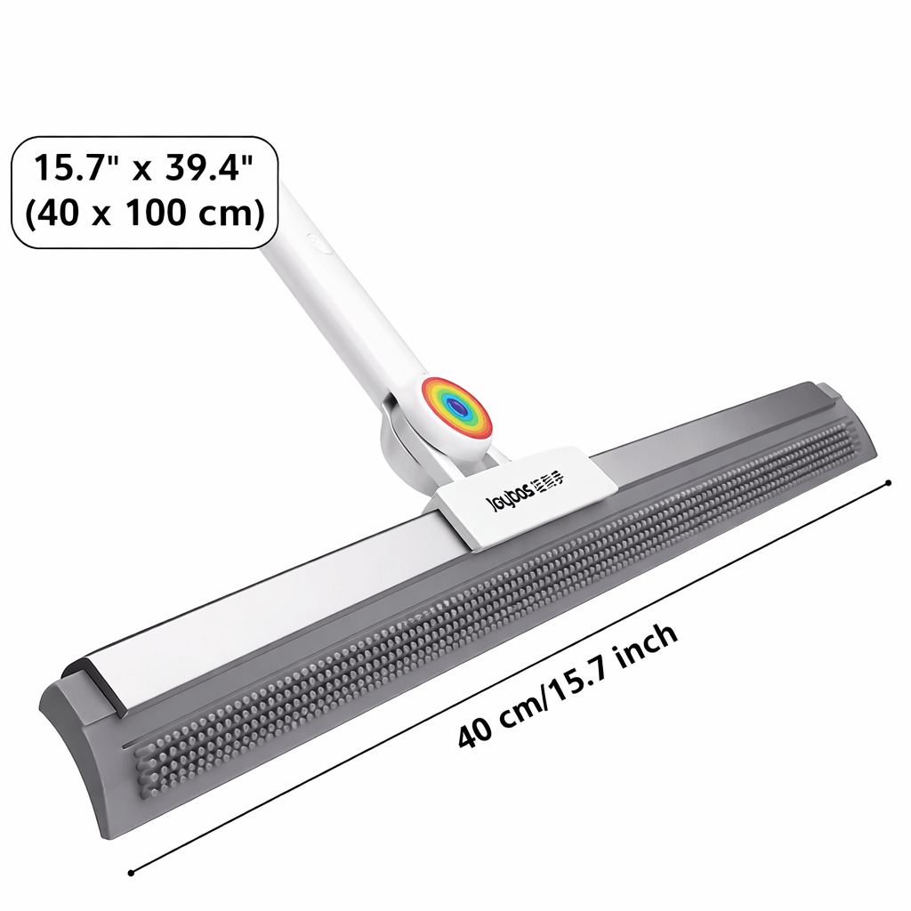 2 - in - 1 Adjustable Floor Squeegee & Scrubber Mop (Dry & Wet Use) - Glowonlite - Glowonlite
