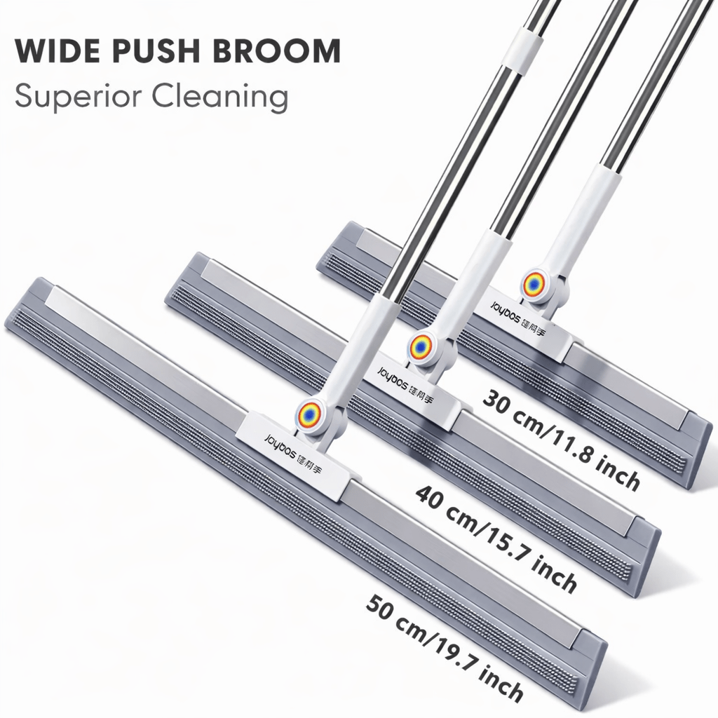 2 - in - 1 Adjustable Floor Squeegee & Scrubber Mop (Dry & Wet Use) - Glowonlite - Glowonlite