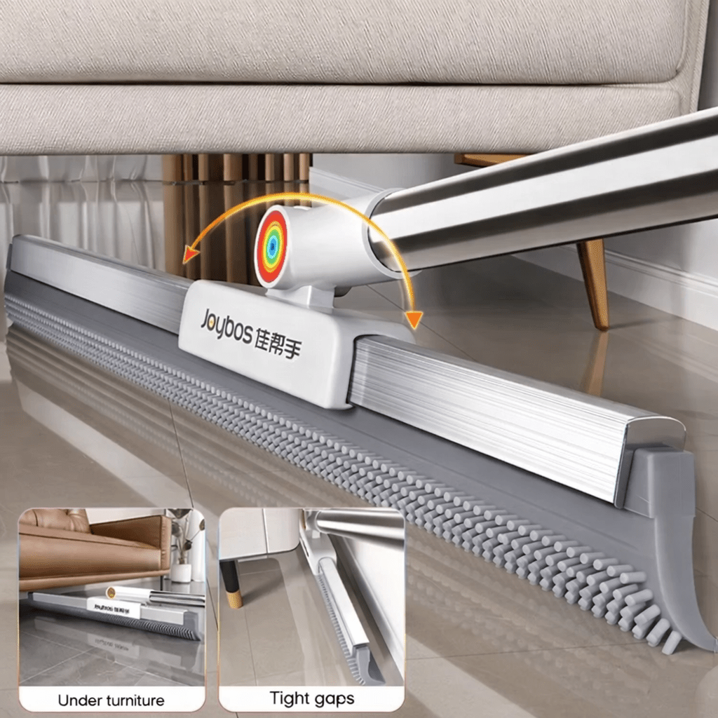 2 - in - 1 Adjustable Floor Squeegee & Scrubber Mop (Dry & Wet Use) - Glowonlite - Glowonlite