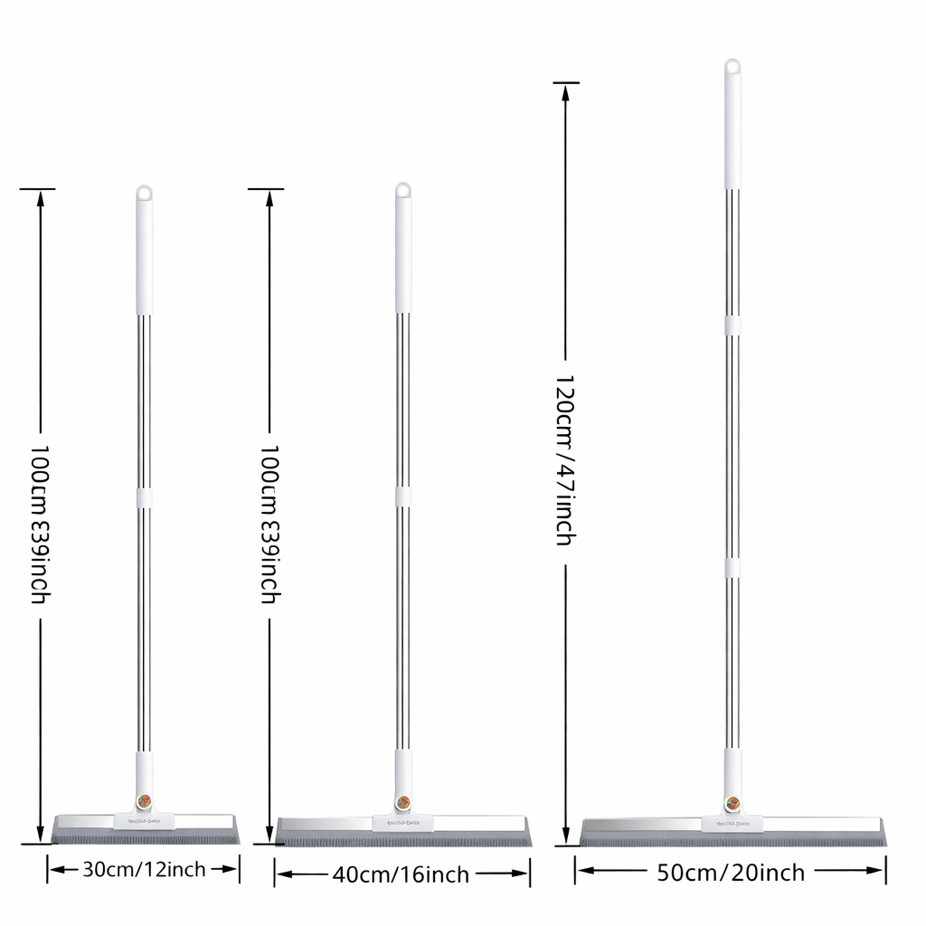 2 - in - 1 Adjustable Floor Squeegee & Scrubber Mop (Dry & Wet Use) - Glowonlite - Glowonlite
