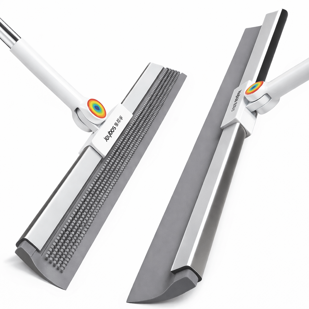 2 - in - 1 Adjustable Floor Squeegee & Scrubber Mop (Dry & Wet Use) - Glowonlite - Glowonlite