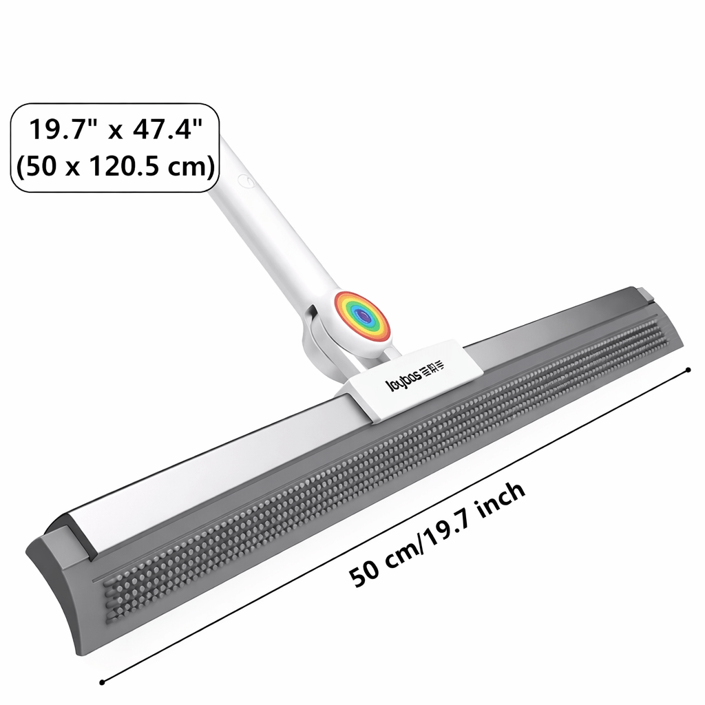 2 - in - 1 Adjustable Floor Squeegee & Scrubber Mop (Dry & Wet Use) - Glowonlite - Glowonlite