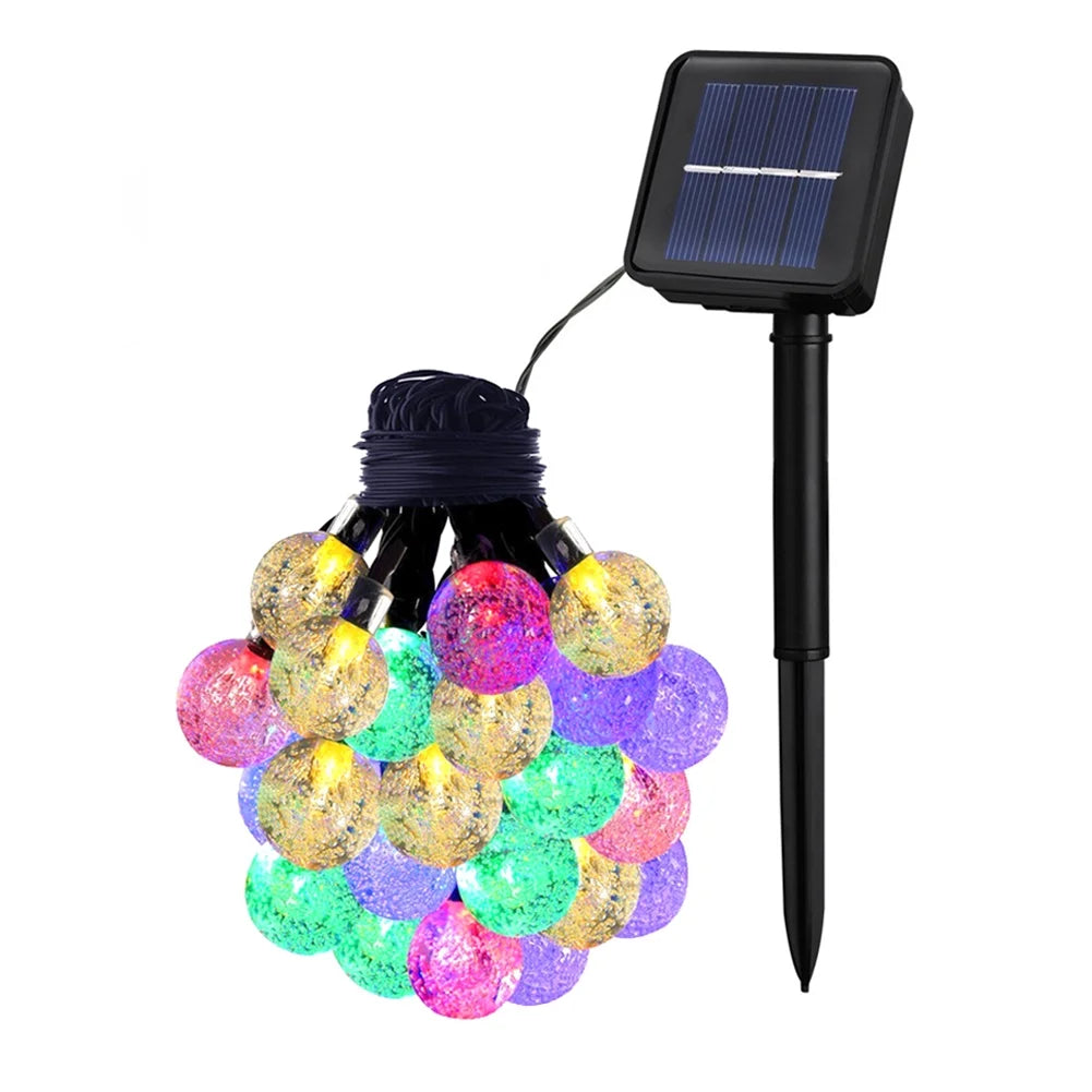 LumiGlow™ Solar Globe String Lights
