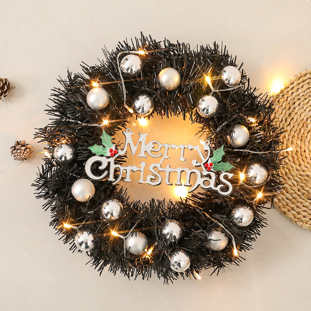 Wreath With Merry Christmas Sign