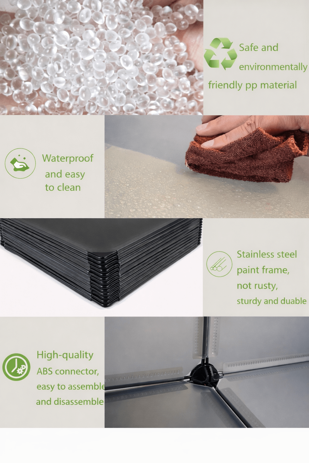 6 - Cube Modular Storage Organizer – DIY Plastic Storage Cabinet - Glowonlite - Glowonlite