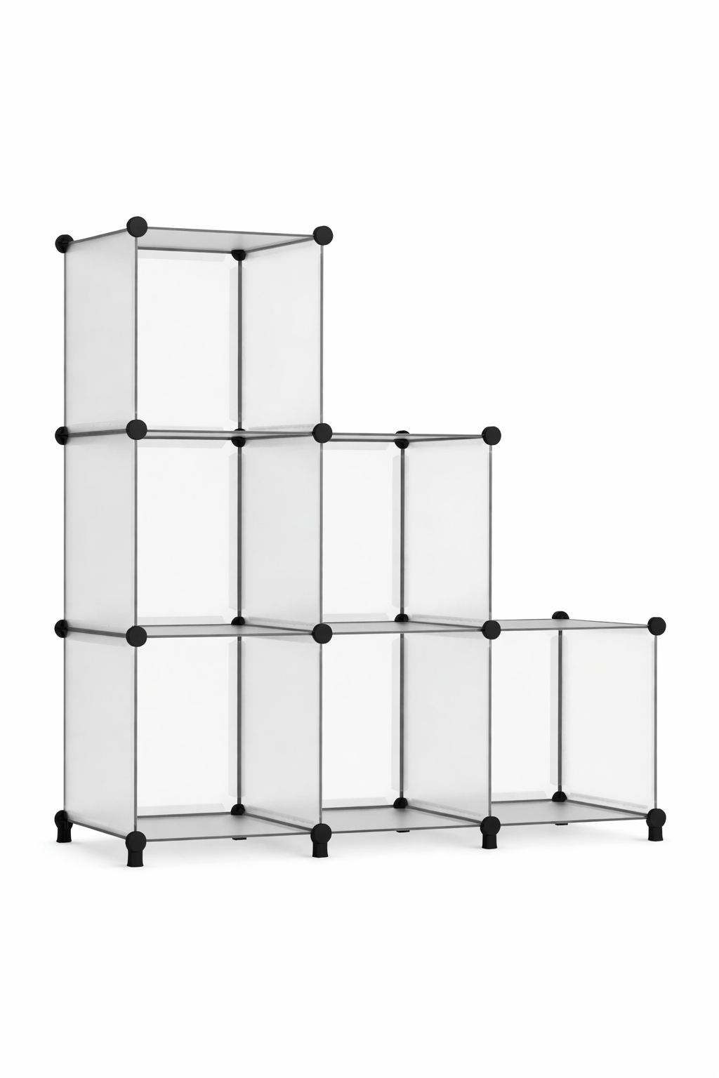 6 - Cube Modular Storage Organizer – DIY Plastic Storage Cabinet - Glowonlite - Glowonlite