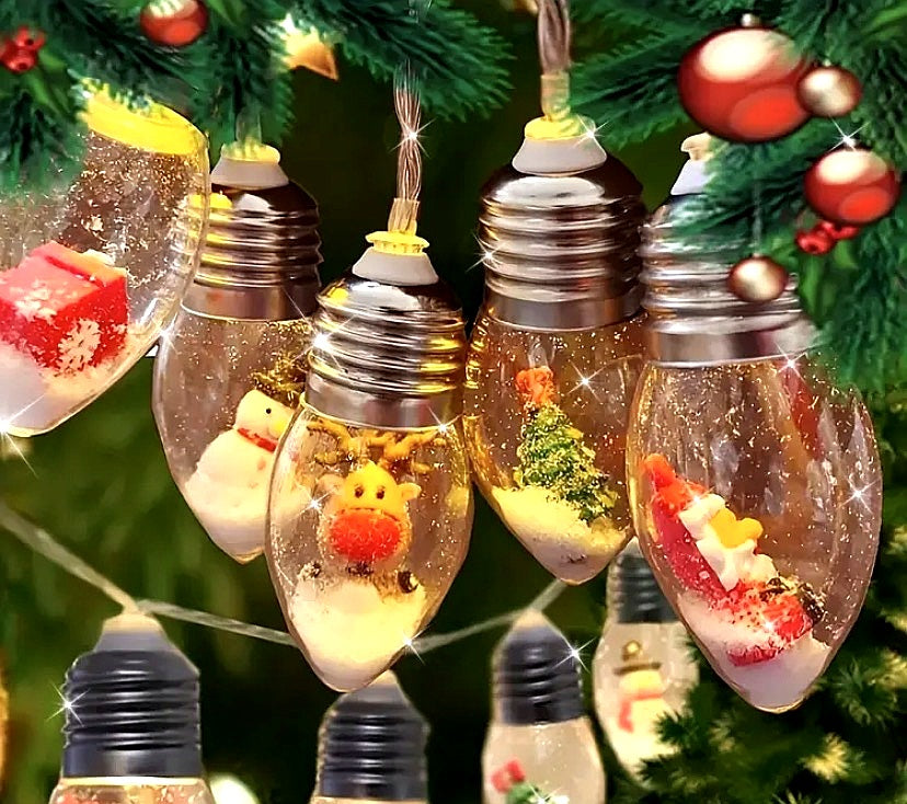 Snow Globe String Lights
