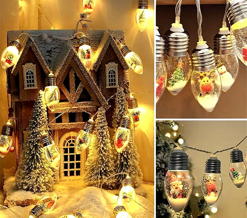 Snow Globe String Lights