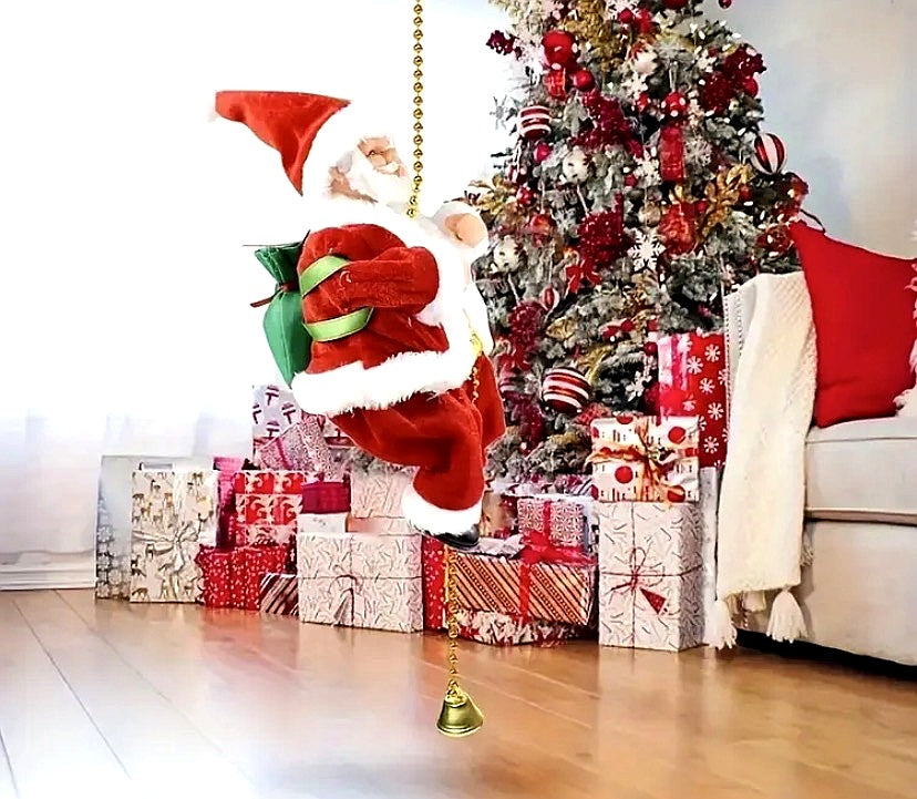 Animated Climbing Santa Decoration (if it moves)
