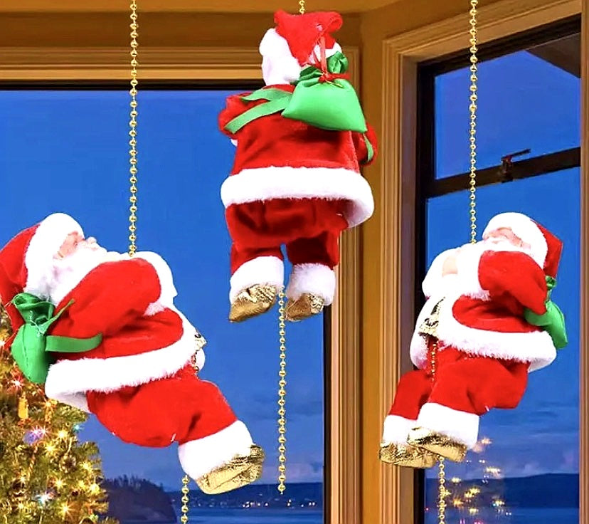 Animated Climbing Santa Decoration (if it moves)