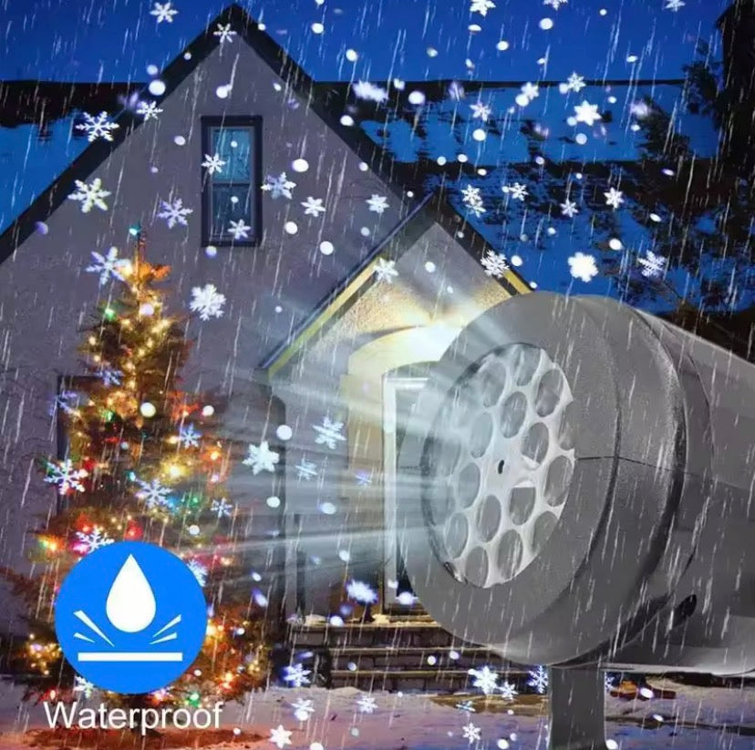 Waterproof Outdoor Snowflake Projector Light