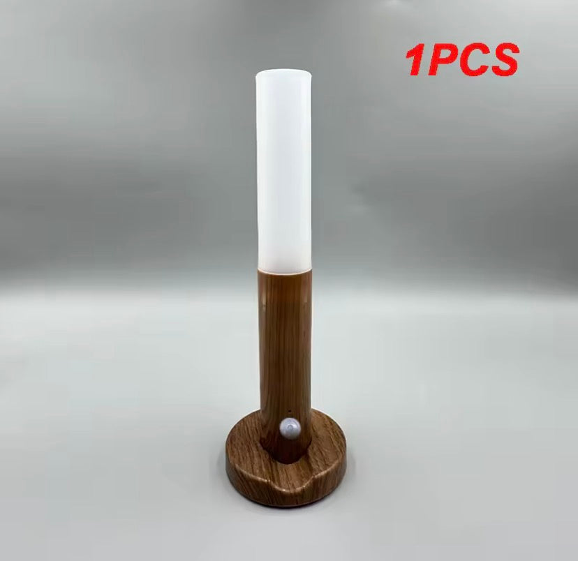 Nordic Glow™ Motion Sensor Wooden Table Lamp
