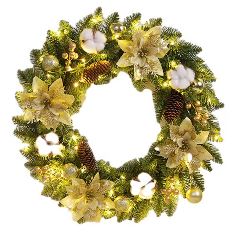 GlowBerry Christmas Wreath