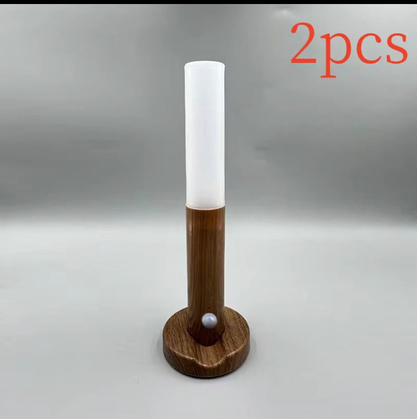 Nordic Glow™ Motion Sensor Wooden Table Lamp