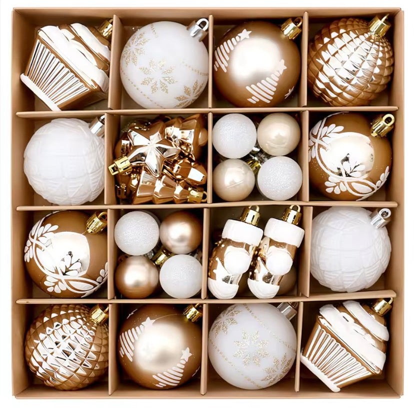 Champagne gold Christmas ball