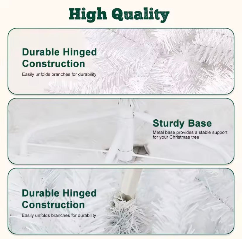 Snowy White Christmas Tree