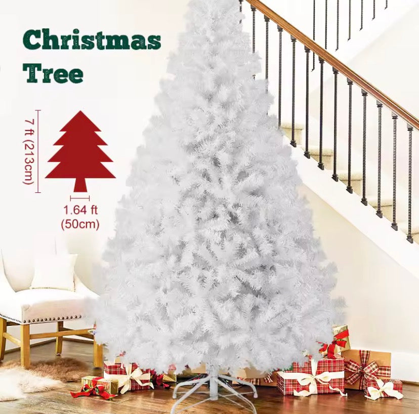 Snowy White Christmas Tree