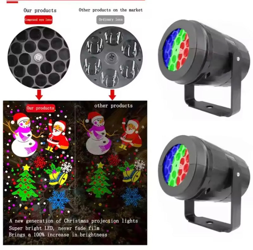 Waterproof Outdoor Snowflake Projector Light