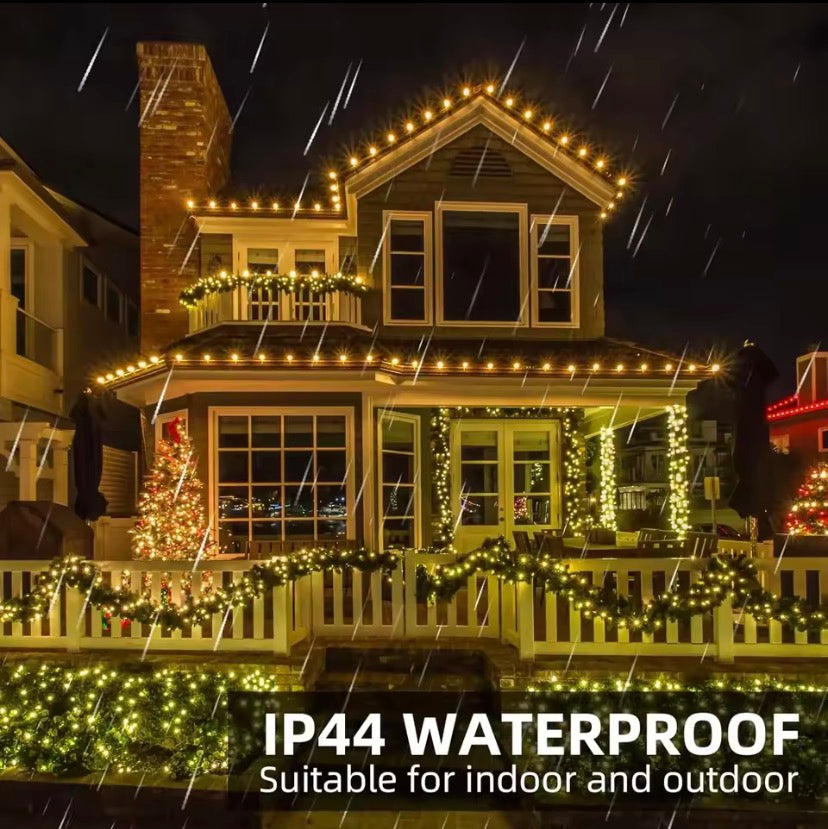 Warm White LED Christmas Tree Fairy Lights – 1000+ Micro Lights on Spool