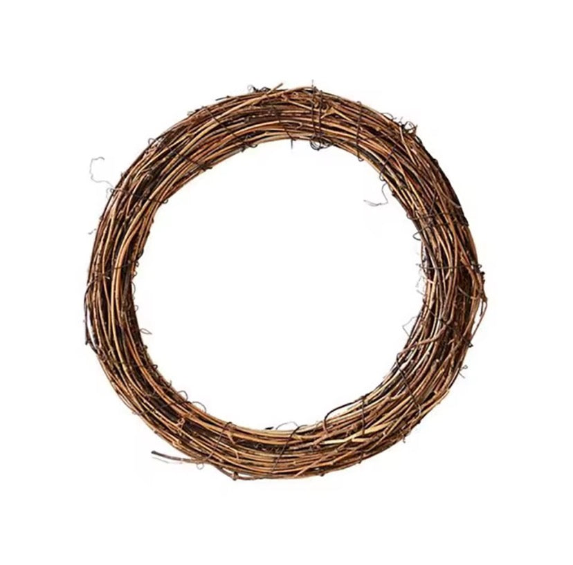 Natural Grapevine Wreath Ring – DIY Floral & Wedding Decor
