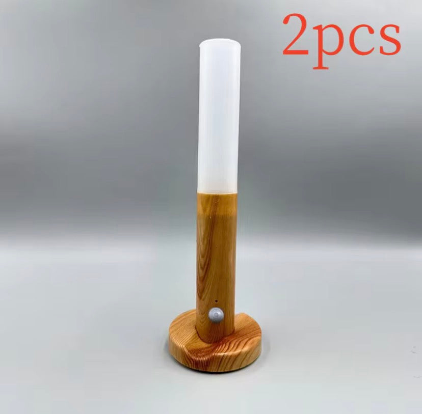 Nordic Glow™ Motion Sensor Wooden Table Lamp