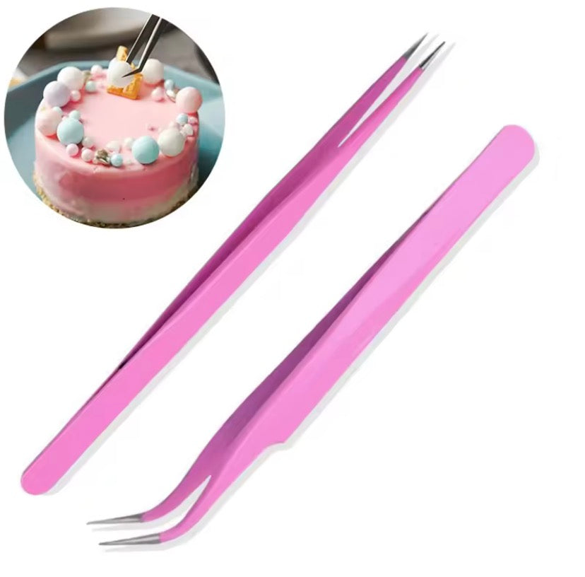 Precision Pointed Tweezers – 14cm Stainless Steel Craft & Beauty Tool