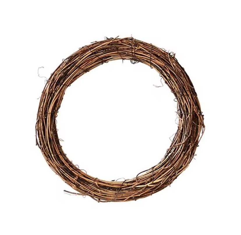 Natural Grapevine Wreath Ring – DIY Floral & Wedding Decor
