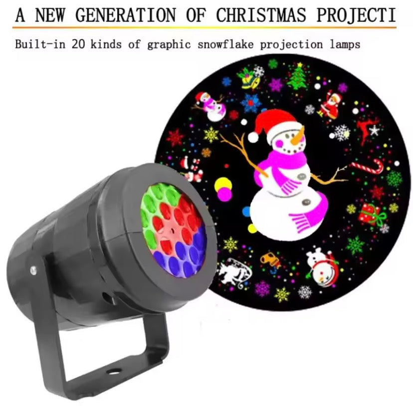 Waterproof Outdoor Snowflake Projector Light