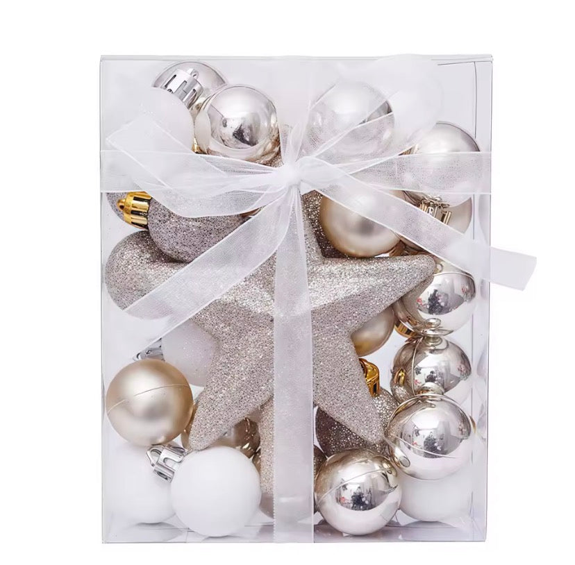 Champagne gold Christmas ball
