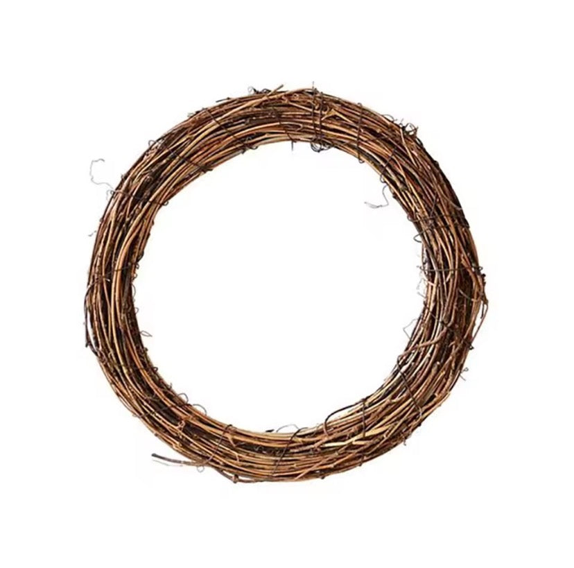 Natural Grapevine Wreath Ring – DIY Floral & Wedding Decor