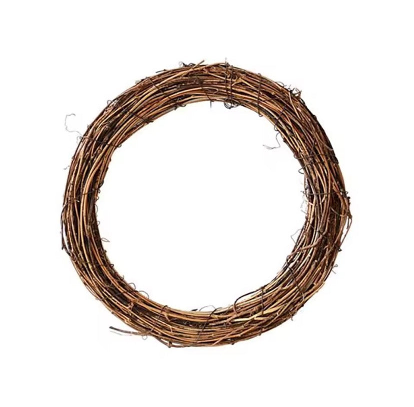 Natural Grapevine Wreath Ring – DIY Floral & Wedding Decor