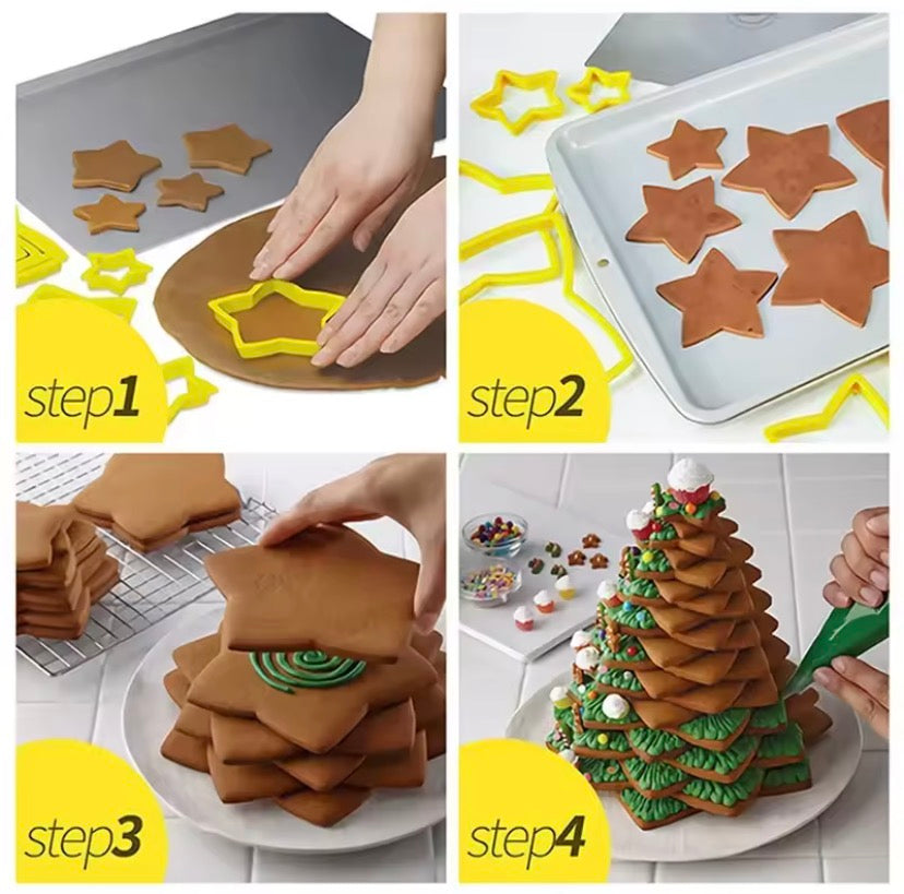 TwinkleBake™ Star Cookie Cutter Set