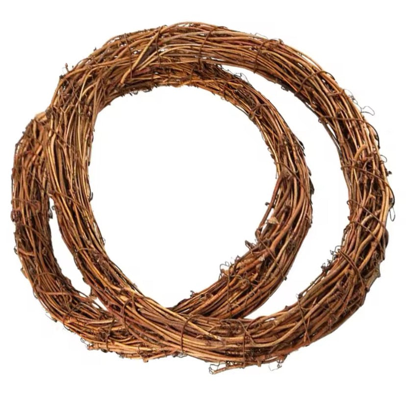 Natural Grapevine Wreath Ring – DIY Floral & Wedding Decor