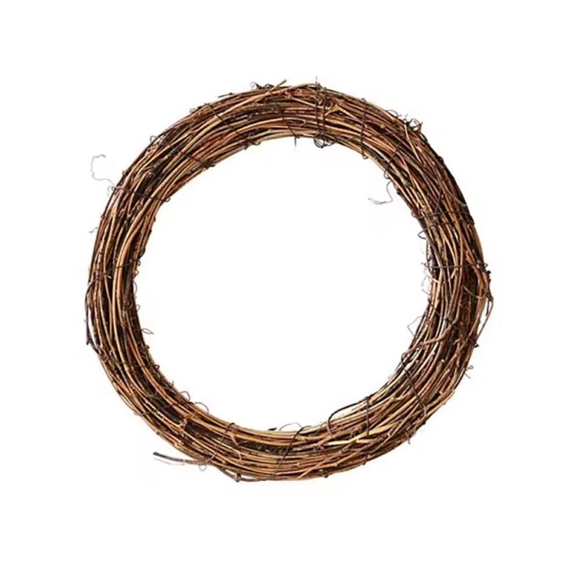 Natural Grapevine Wreath Ring – DIY Floral & Wedding Decor