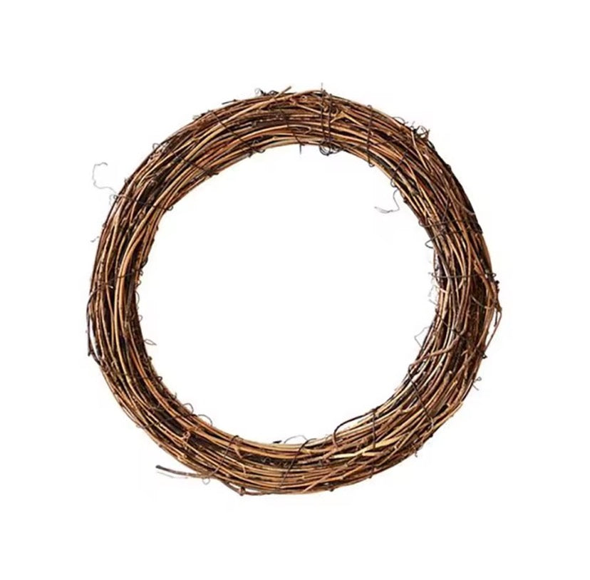 Natural Grapevine Wreath Ring – DIY Floral & Wedding Decor