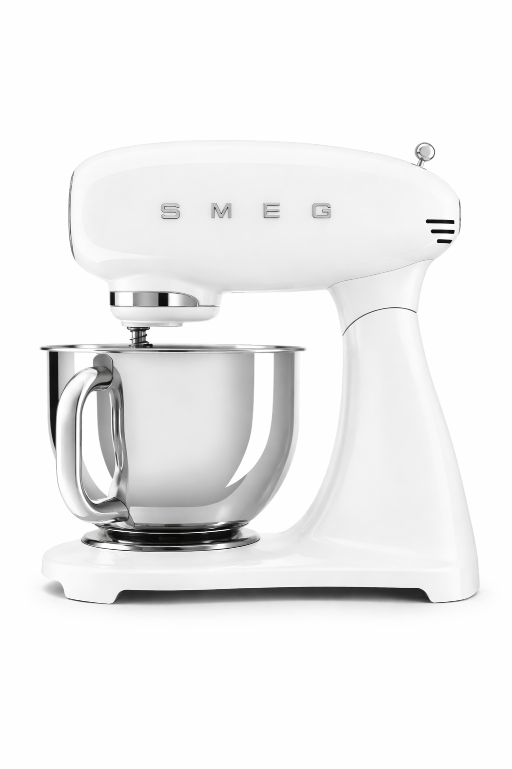 SMEG Retro Stand Mixer – Stainless Steel Bowl & Multi-Speed Control