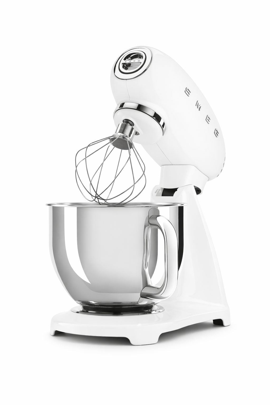 SMEG Retro Stand Mixer – Stainless Steel Bowl & Multi-Speed Control