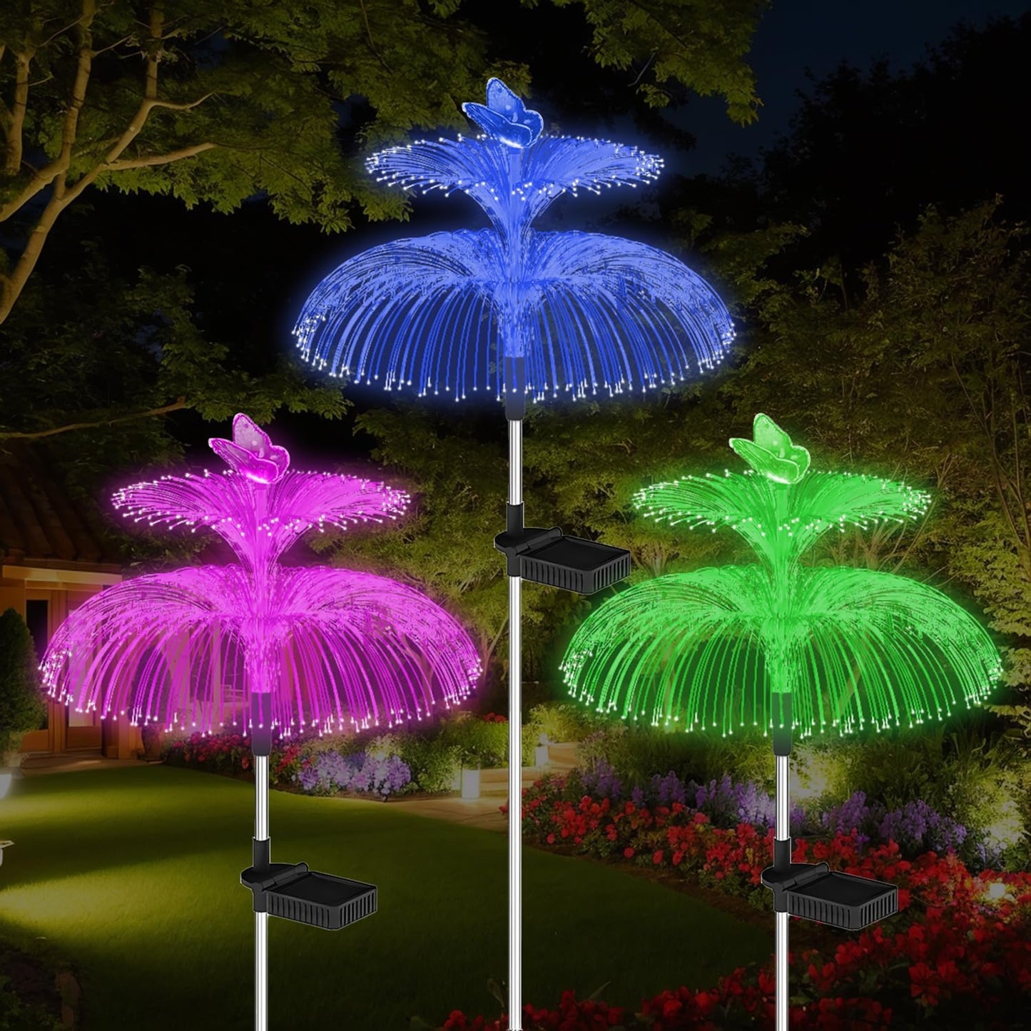 LED Fiber Optic Flower Light