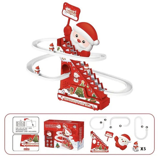 Merry Motion Santa Track Slide – Automatic Climbing & Sliding Toy
