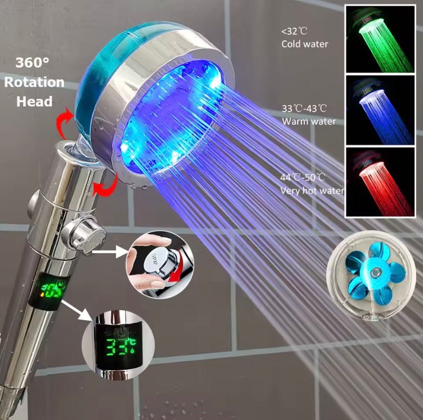 AquaTherm LES Smart Shower Head - Glowonlite - Glowonlite