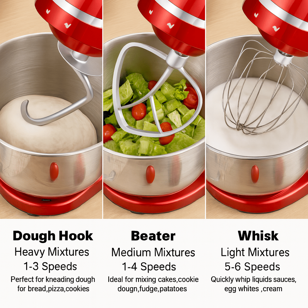 BM - 601 Professional Stand Mixer (6L, 1200W) - Glowonlite - Glowonlite