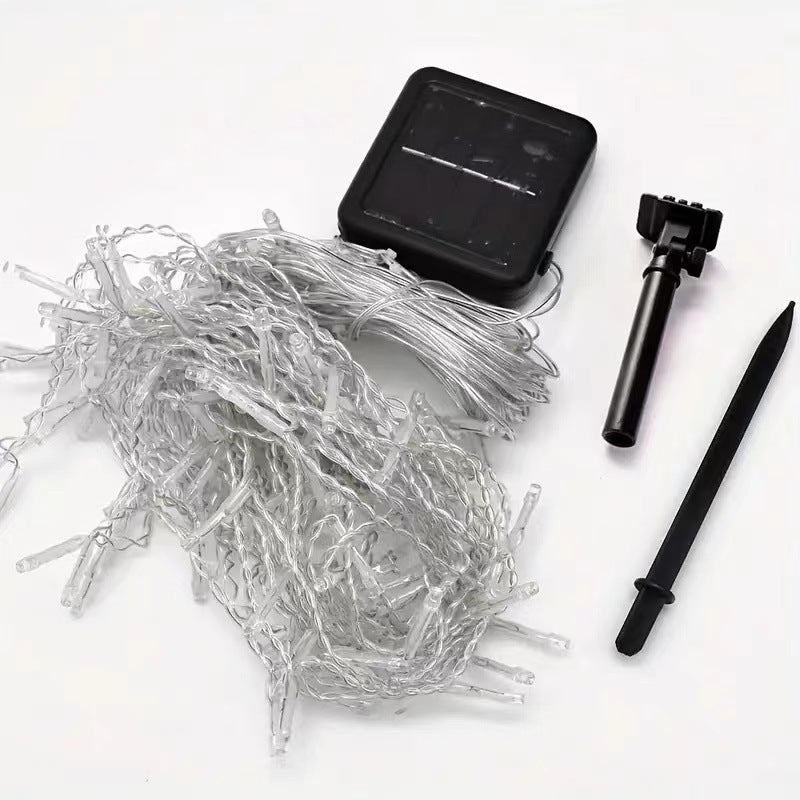 Solar Curtain Light Ice Bar Flashing Light Starry Sky Lighting Chain