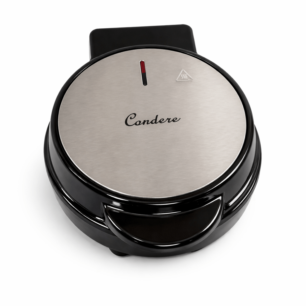 Condere Compact Electric Waffle Maker – Non - Stick, Quick Heat, Home Dessert Maker - Glowonlite - Glowonlite