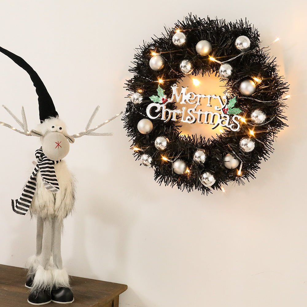 Wreath With Merry Christmas Sign