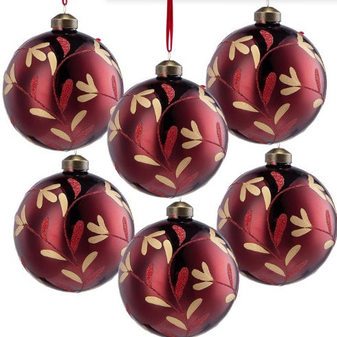D3.9 Christmas Ball Ornaments, Glass